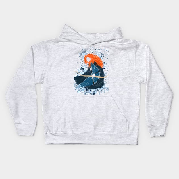 Bravery Kids Hoodie by RosettaP